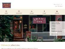 Tablet Screenshot of adamsinn.com